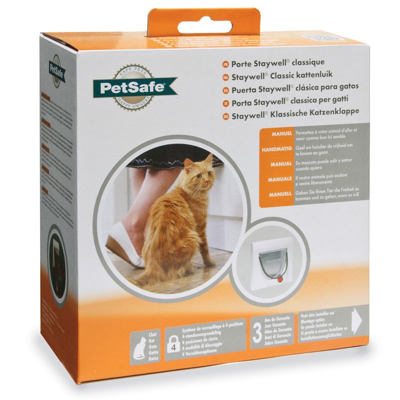 PetSafe 4-Wege Classic Katzenklappe – mehr Freiheit für Katzen